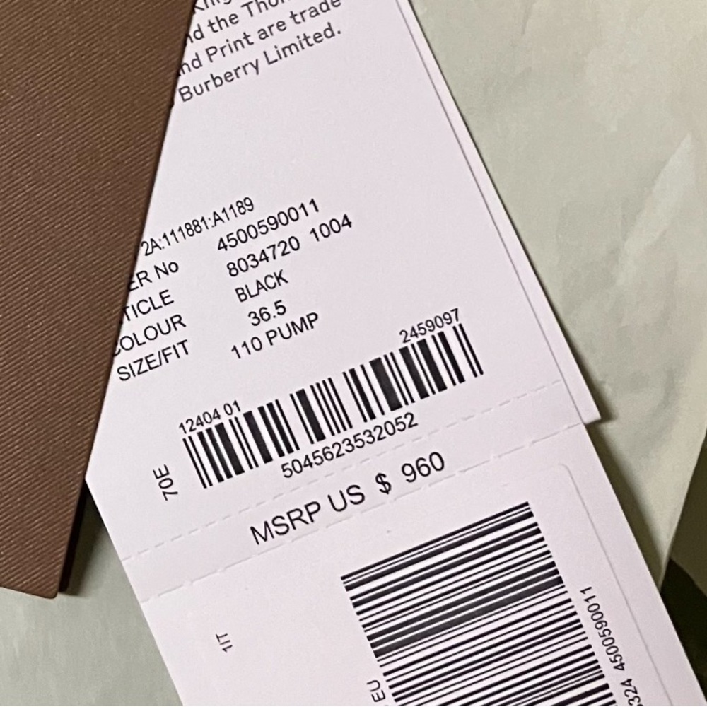 Burberry Amy Black Leather Ankle Tie Strap Booties - Size 6.5 (36.5 Authentic) - Picture 11 of 14